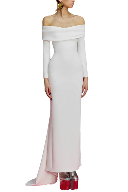 LYLA OFF-SHOULDER GOWN