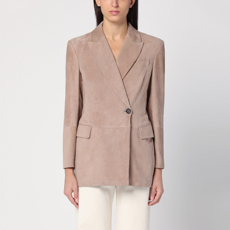 Beige Suede Jacket