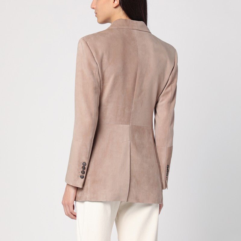 Beige Suede Jacket