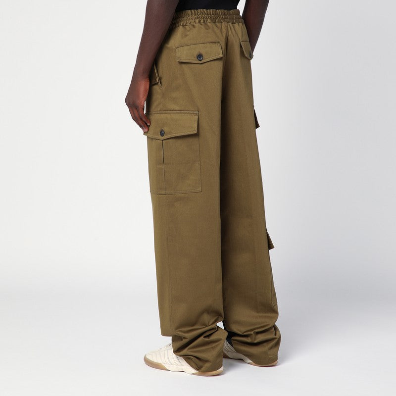 Green Khaki Cotton Trousers