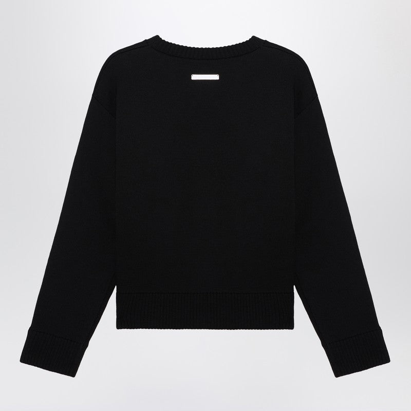Knit Roundneck Jesus Black