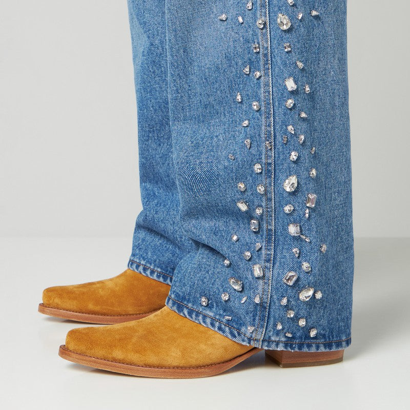 Over Denim Pants Crystals