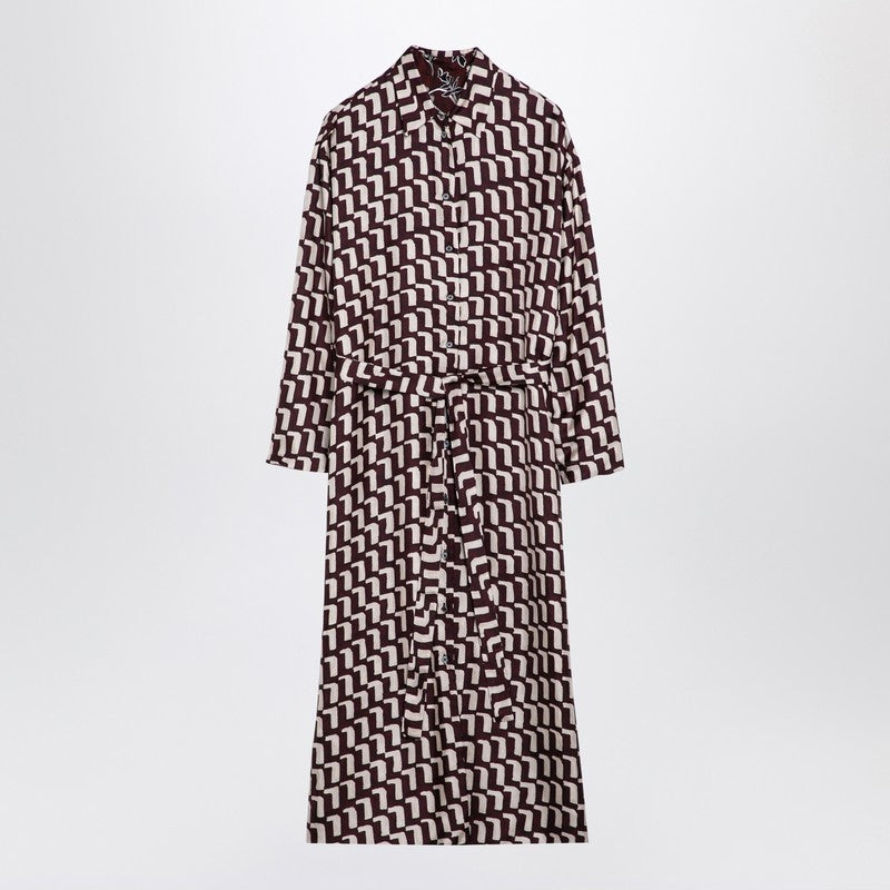 Bordeaux Reversible Chemise Dress