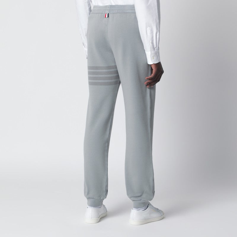 Grey cotton jogging trousers