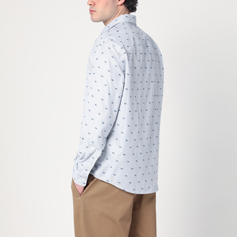 Striped Shirt With Logos
