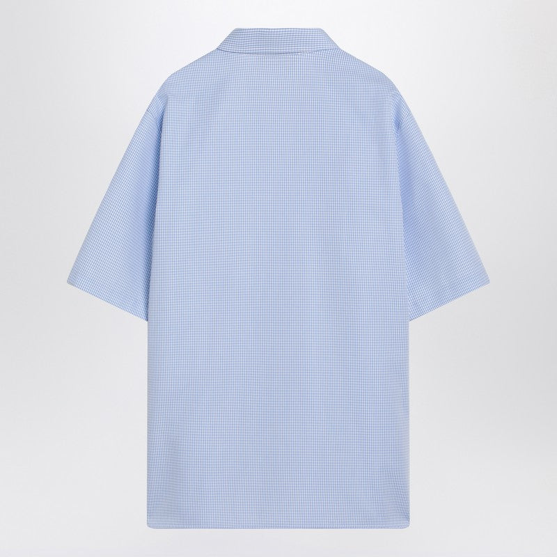 Vale Blue Shirt With Vichy Pattern