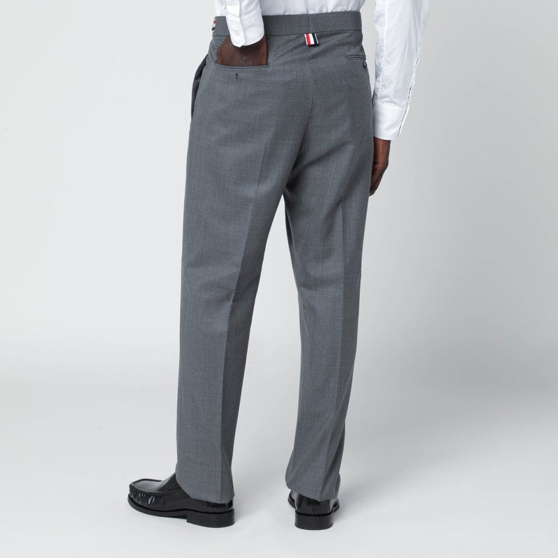 Grey wool trousers