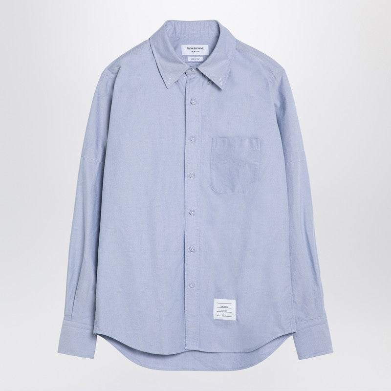 Light Blue Cotton Button-down Shirt