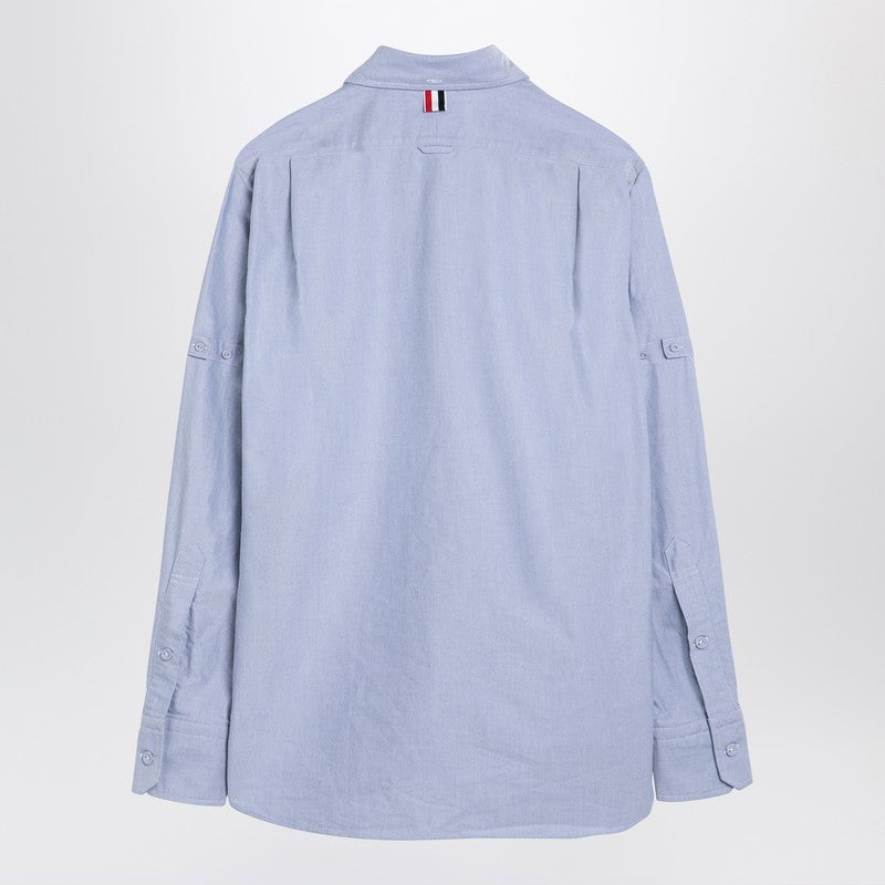 Light Blue Cotton Button-down Shirt