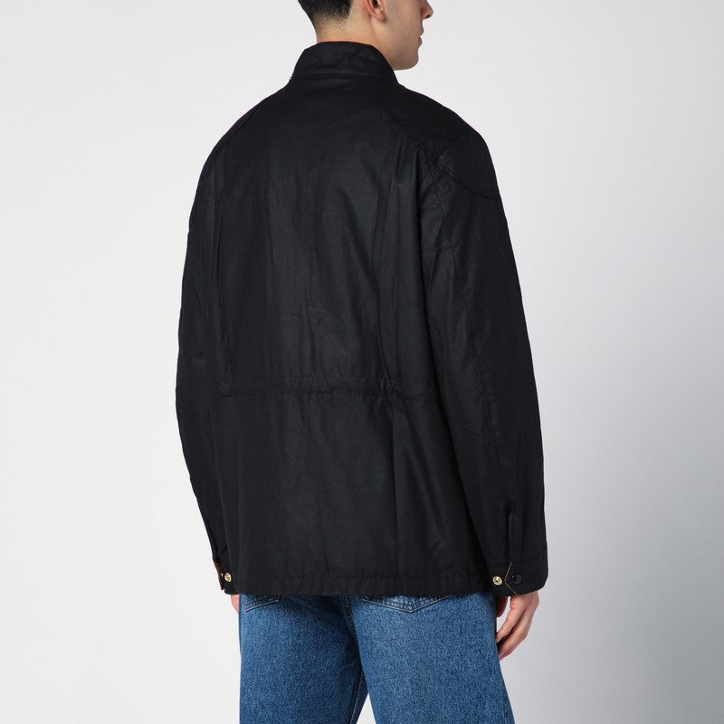 Black Waxed International Jacket