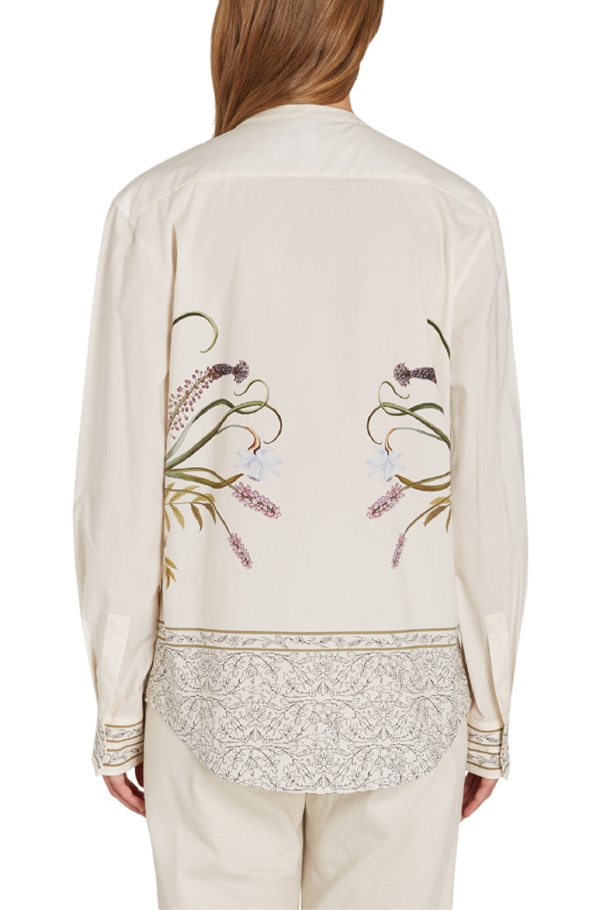MARIGOLD BOUQUETS POPELINE BLOUSE