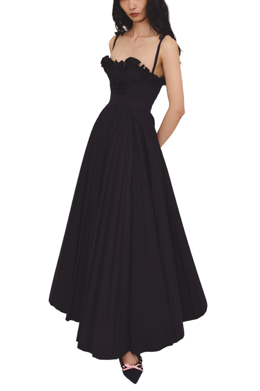MIDI POPELINE DRESS