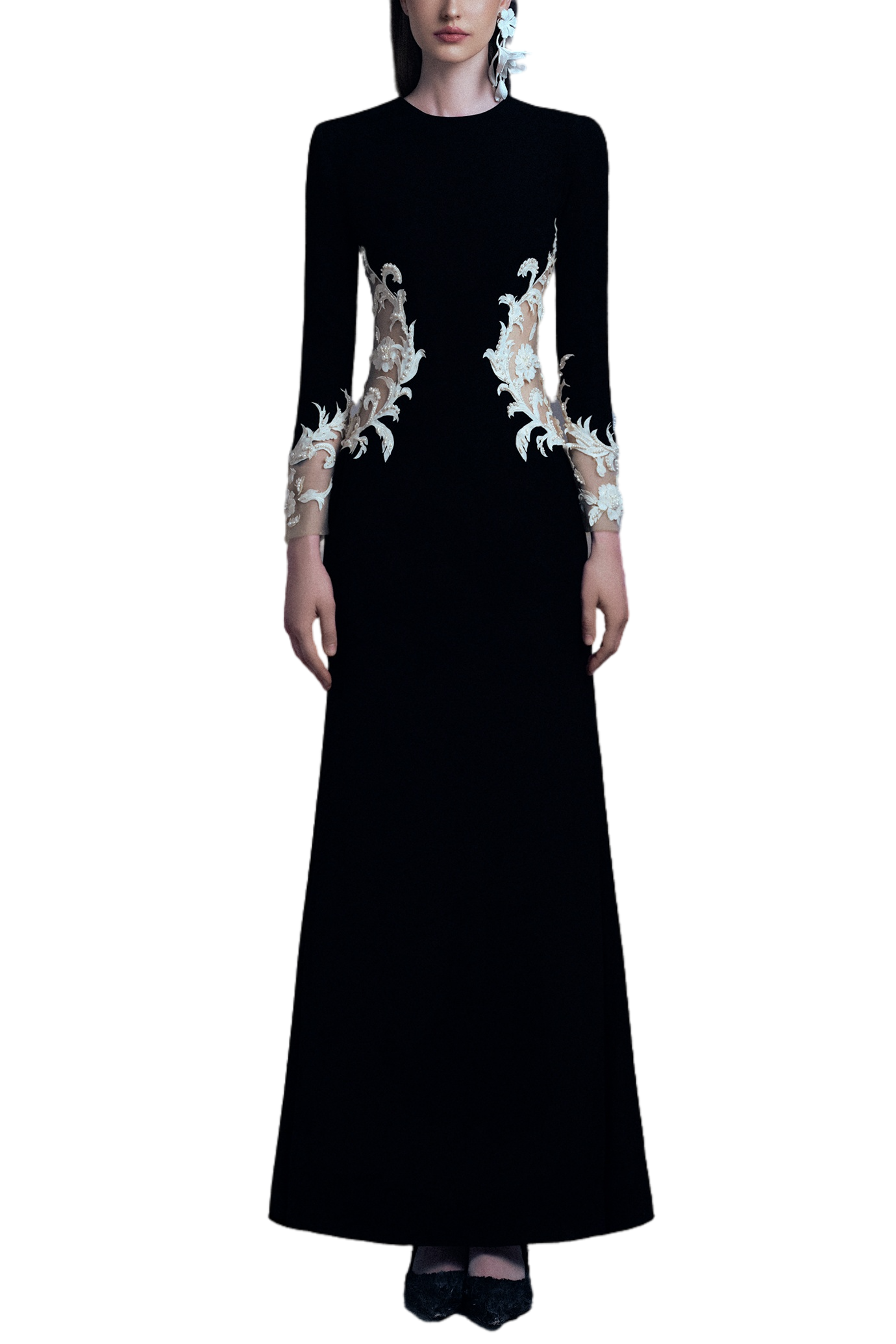 MIDNIGHT BAROQUE GOWN