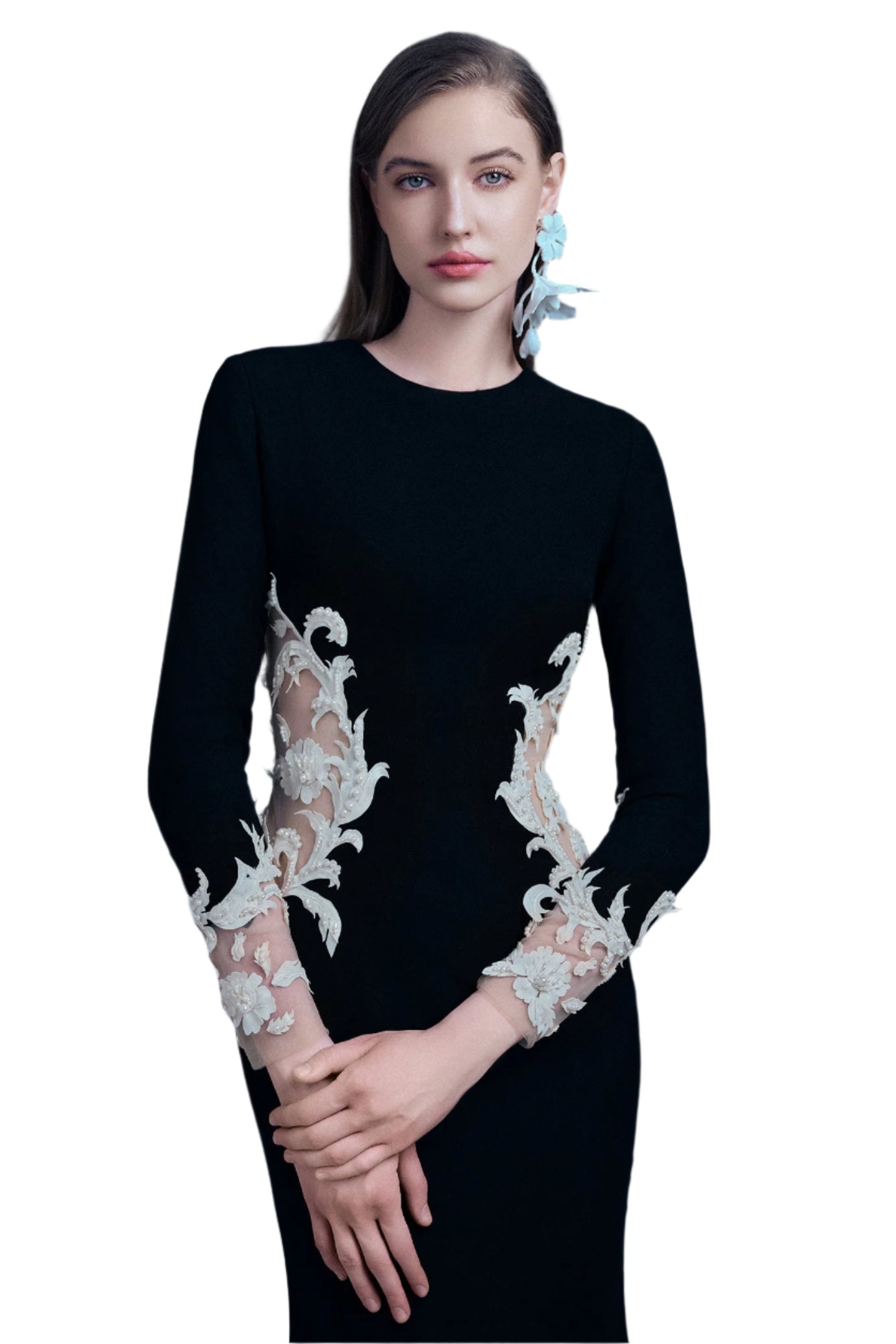 MIDNIGHT BAROQUE GOWN