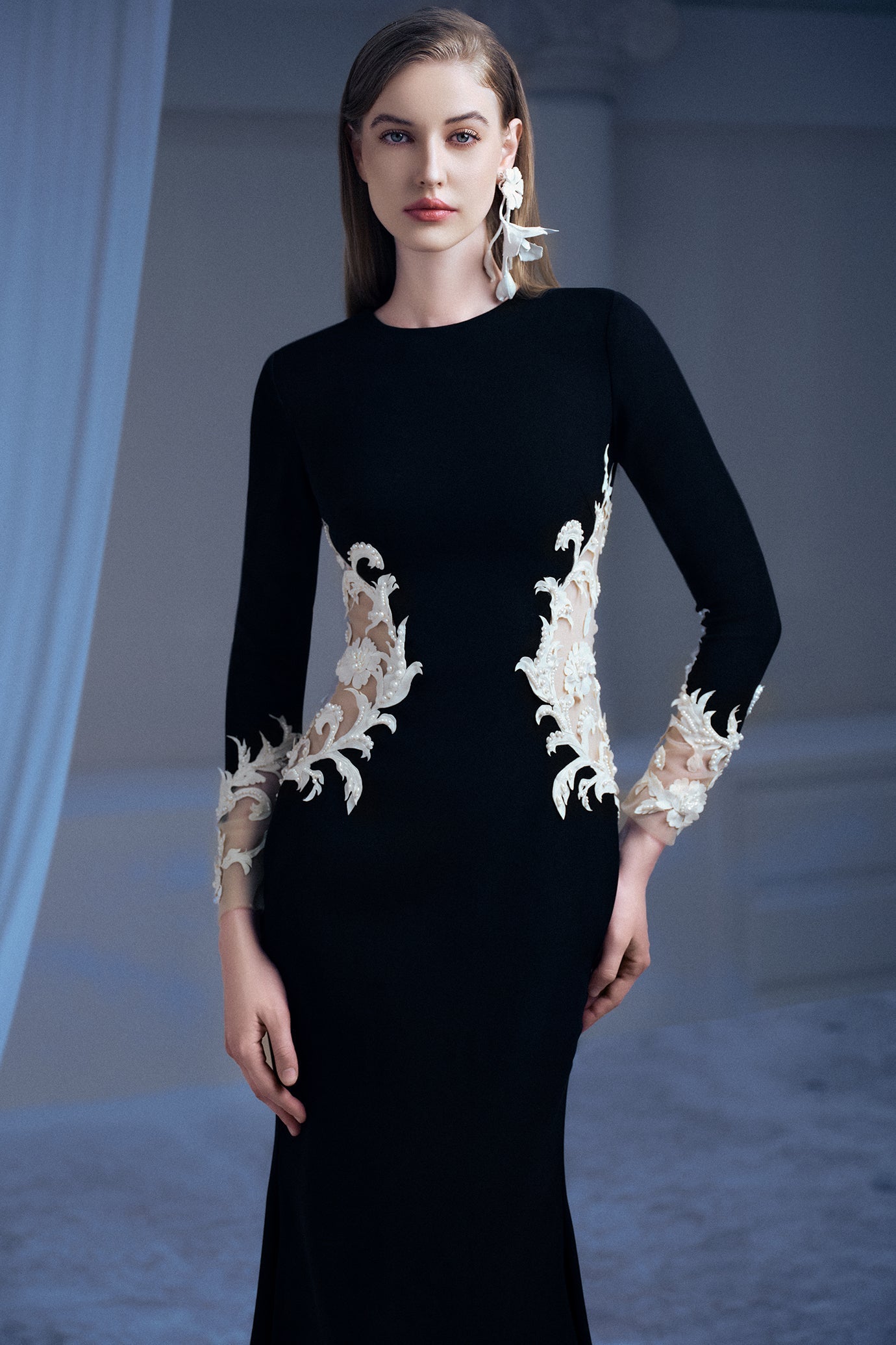 MIDNIGHT BAROQUE GOWN