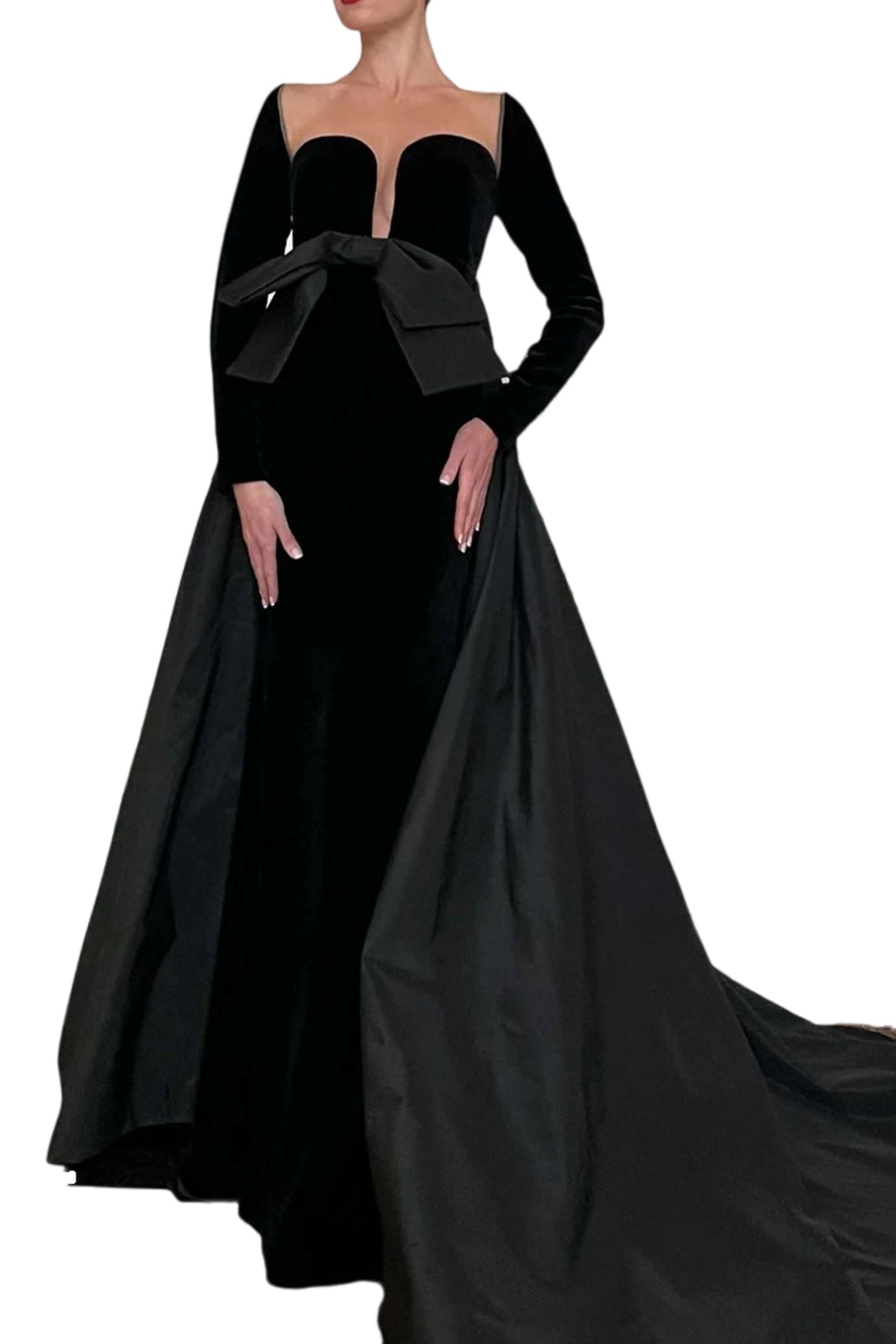 MIDNIGHT VELVET MAJESTY GOWN