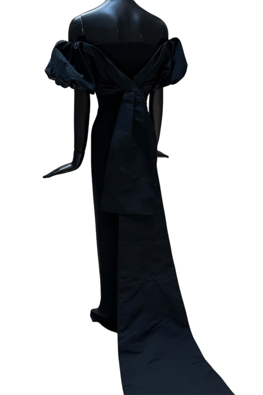 MILIA BLACK LONG DRESS