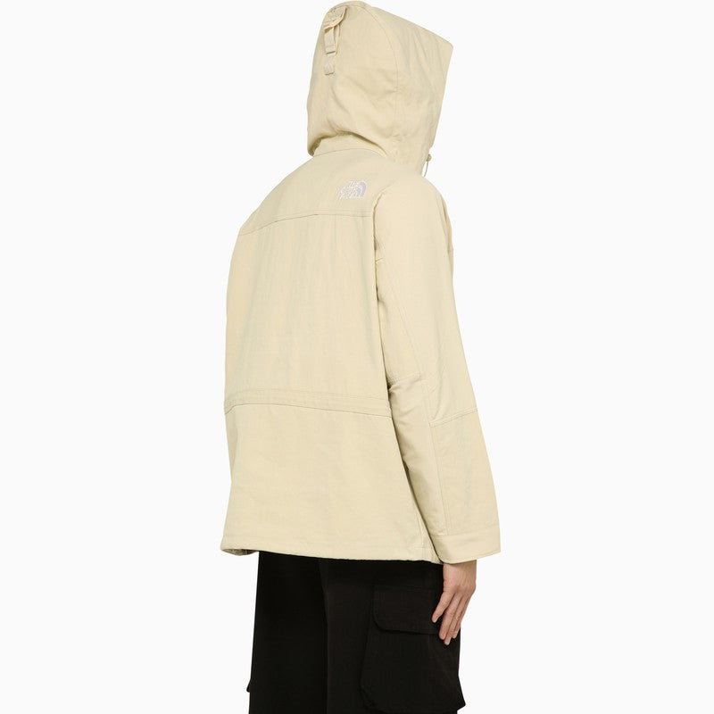Light beige light jacket with logo