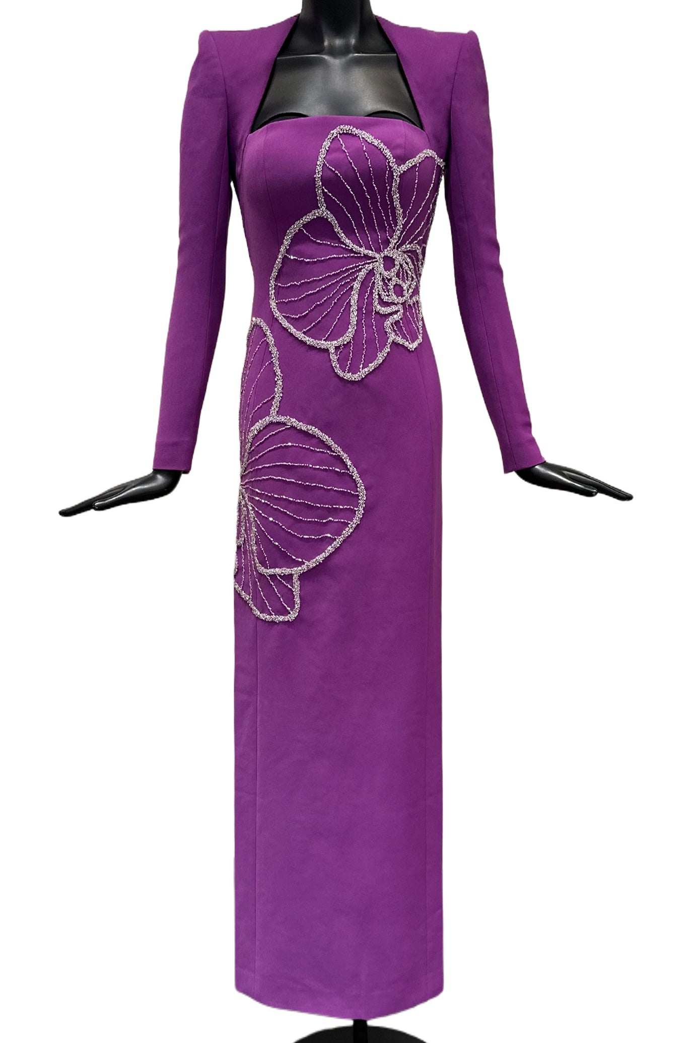 NOIR ORCHID ELEGANCE GOWN