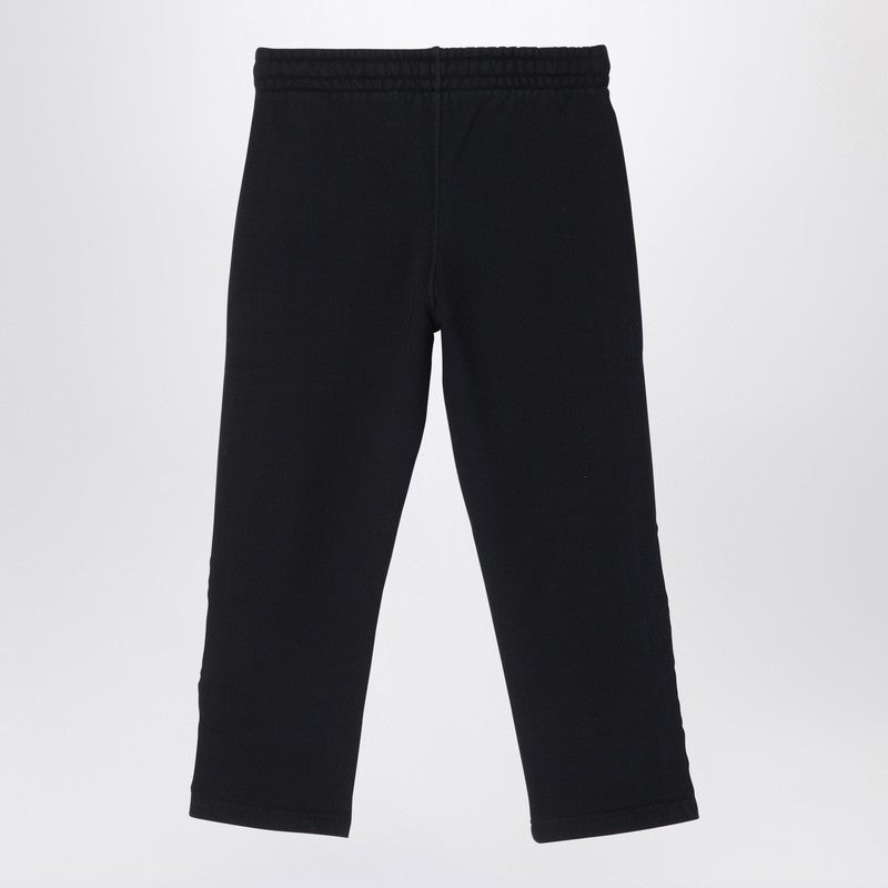 Black Cotton Jogging Trousers