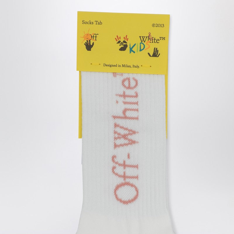 White Socks With Logo