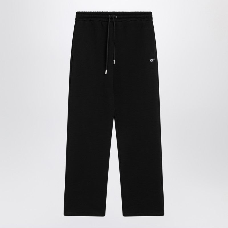 Black Jogging Trousers With OFF Logo