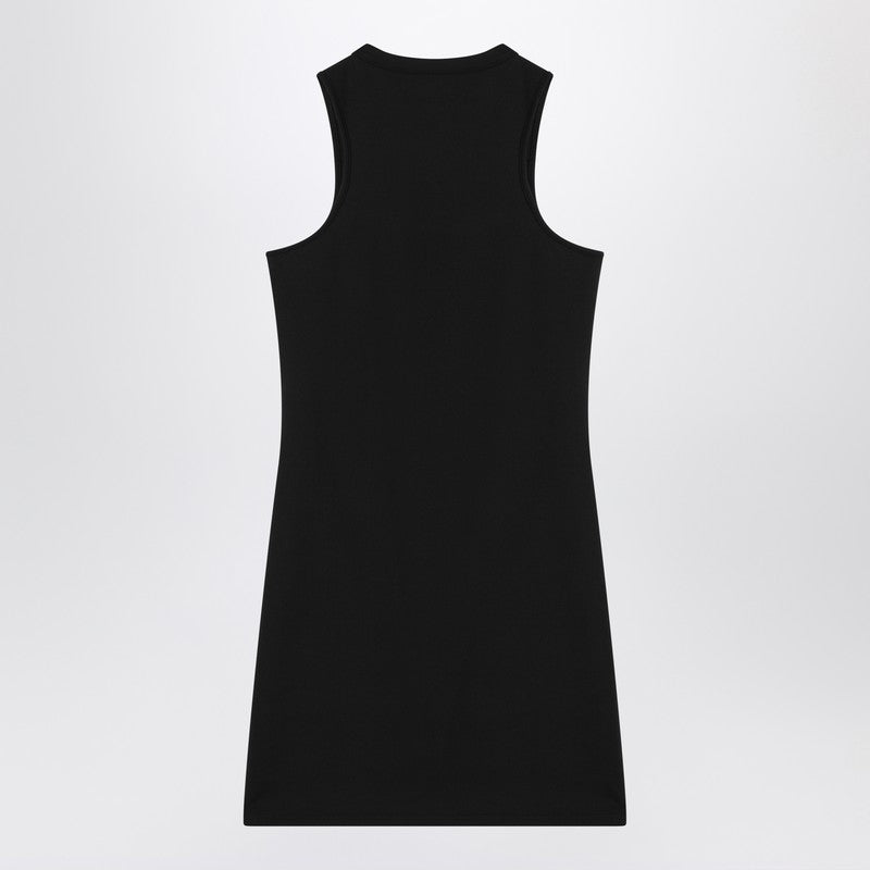 Black Mini Dress With Logo