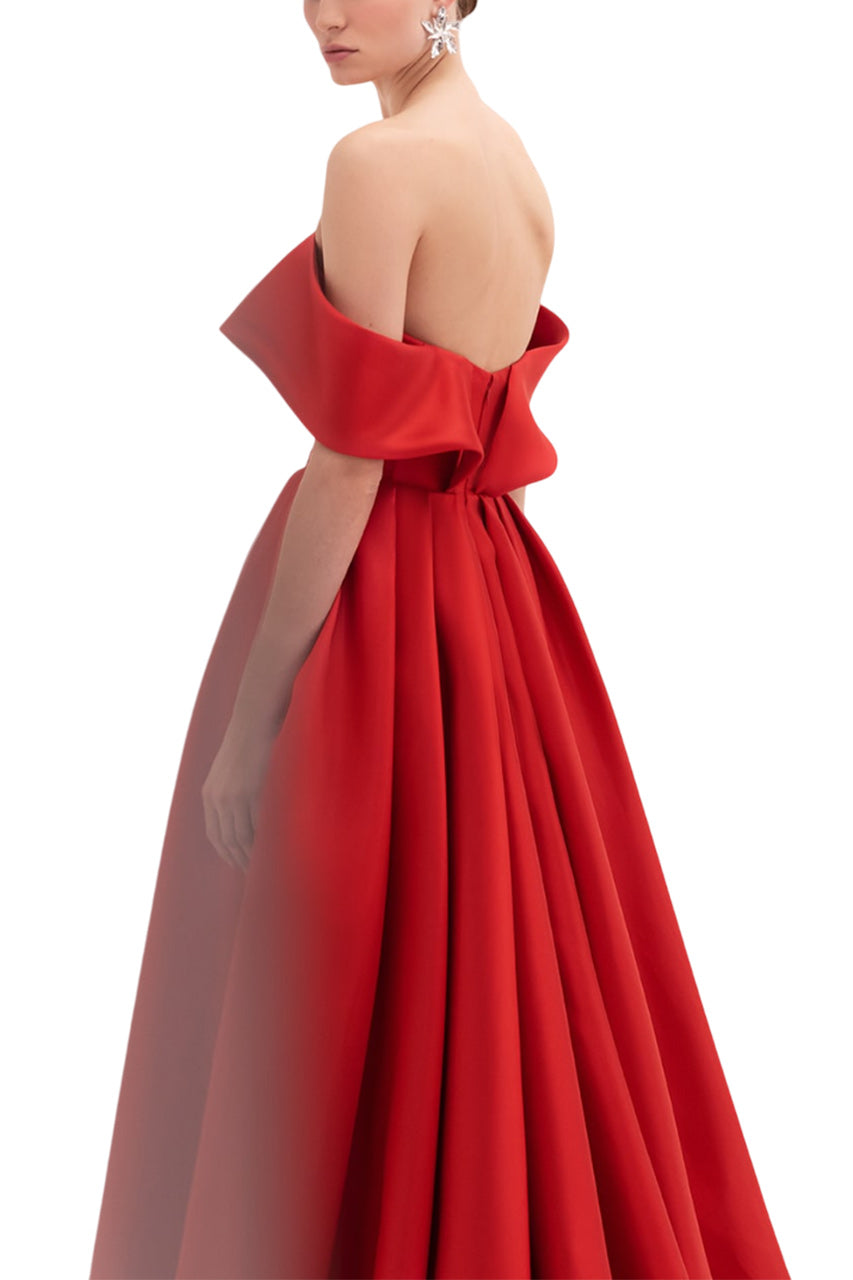 OFF SHOULDER BALL GOWN