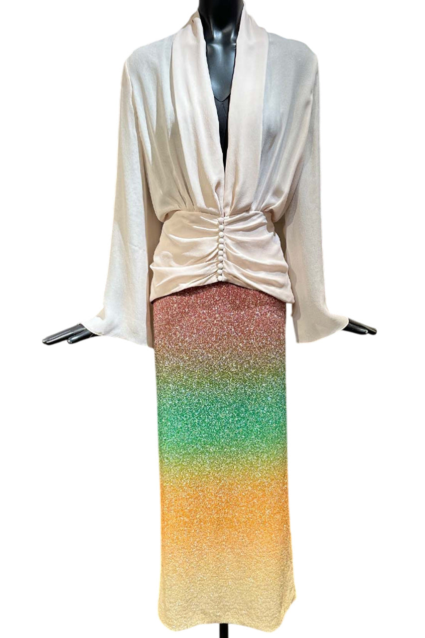 OMBRE SEQUIN SKIRT