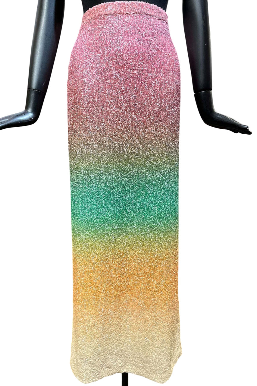 OMBRE SEQUIN SKIRT