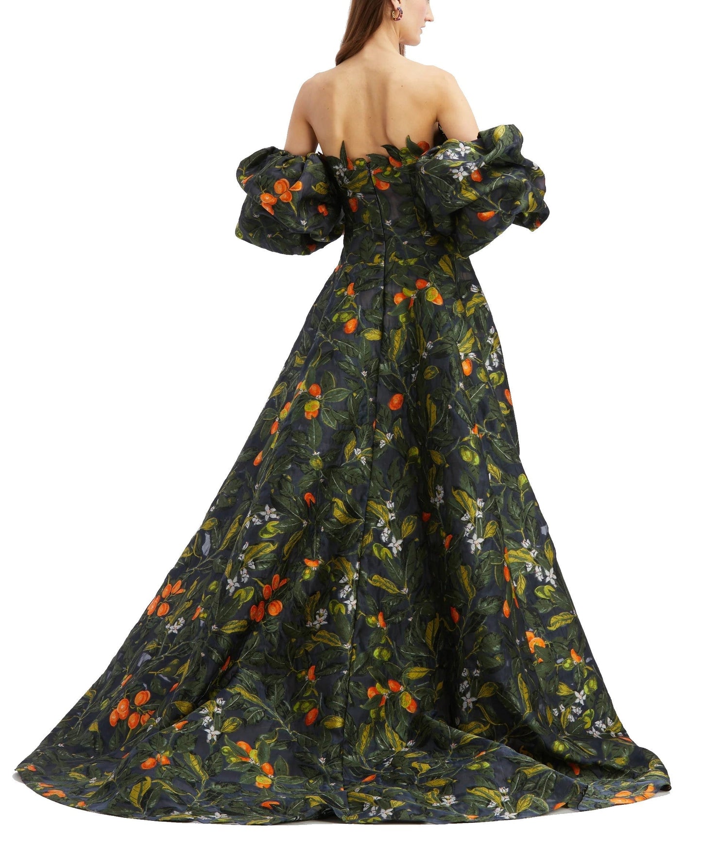 OFF-SHOULDER PUFF GOWN