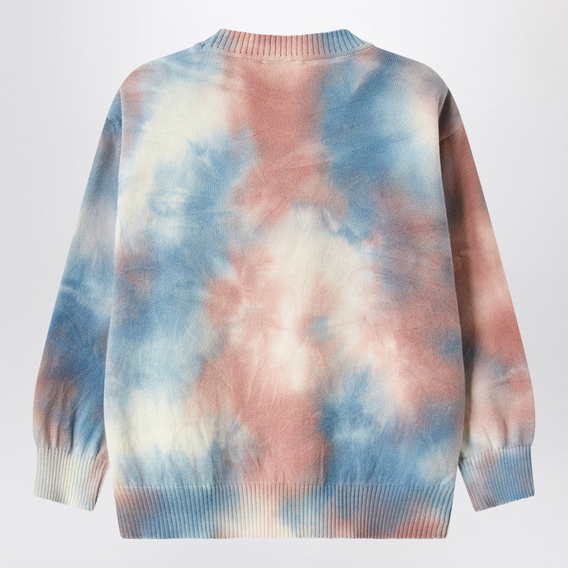 Sweater With Airbrush-effect Tie-dye Print