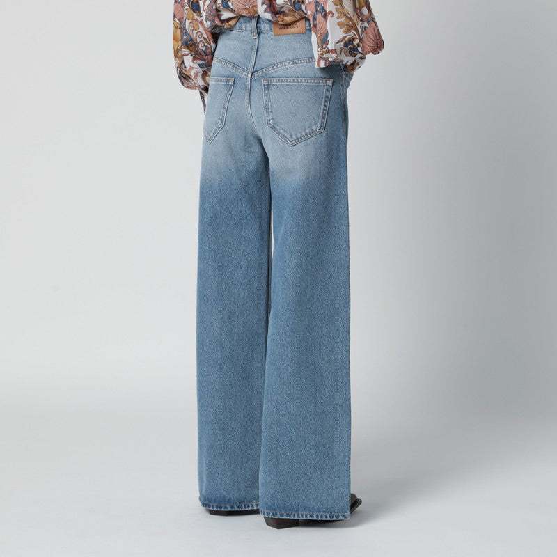 Light blue Lemony wide-leg jeans