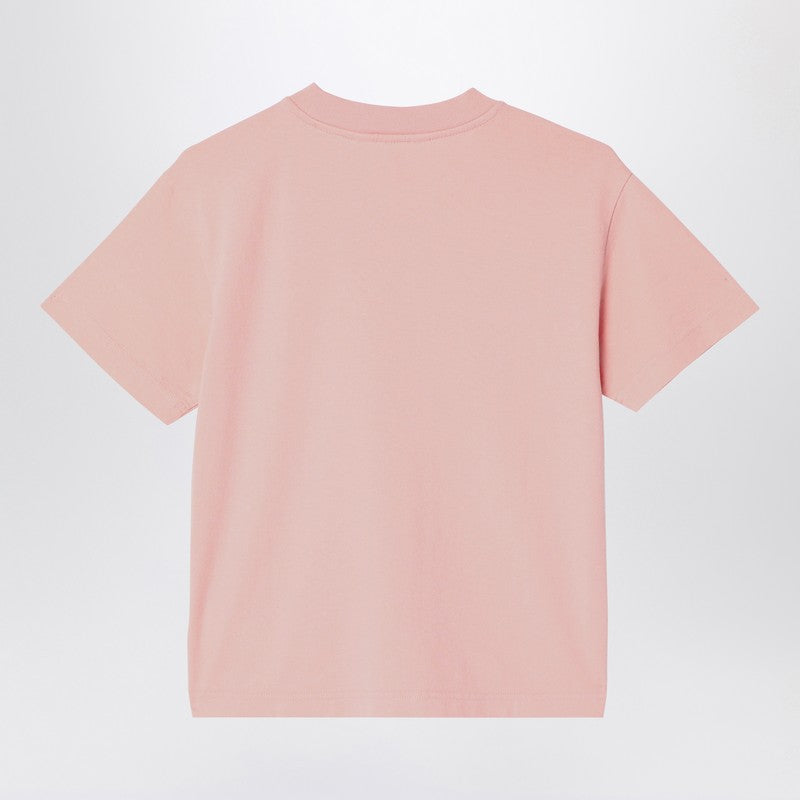 Set of three cotton T-shirts with logo