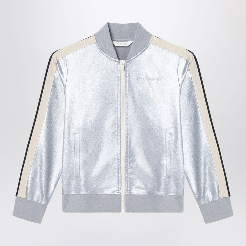 Track Silver Zip Sweatshirt
