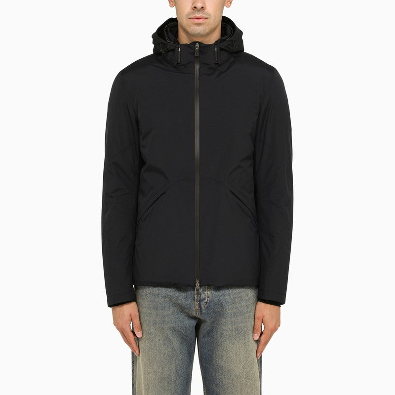 Blue Padded Nylon Parka