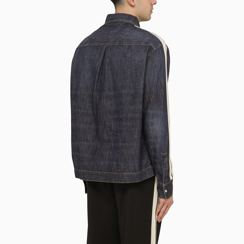 Blue denim Monogram shirt-jacket