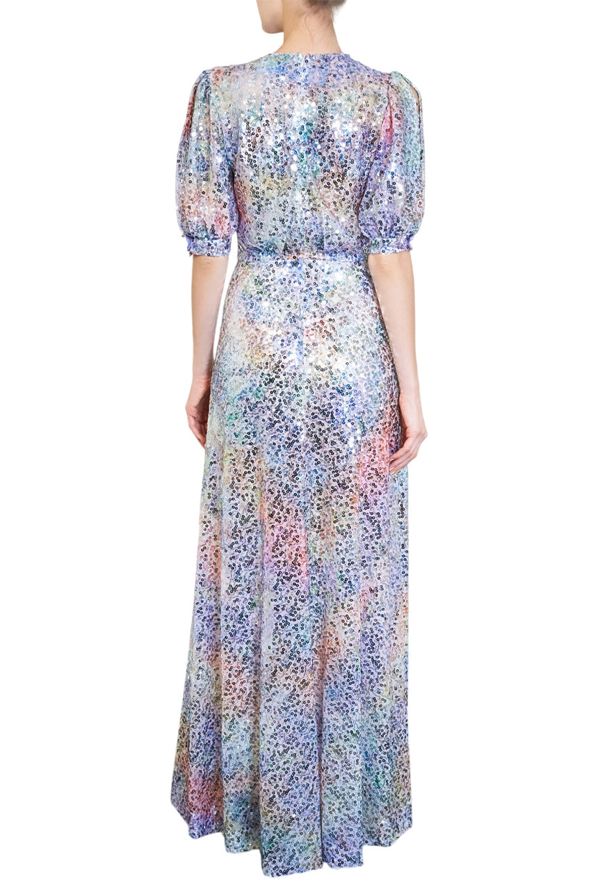 PASTEL SEQUIN MAXI DRESS