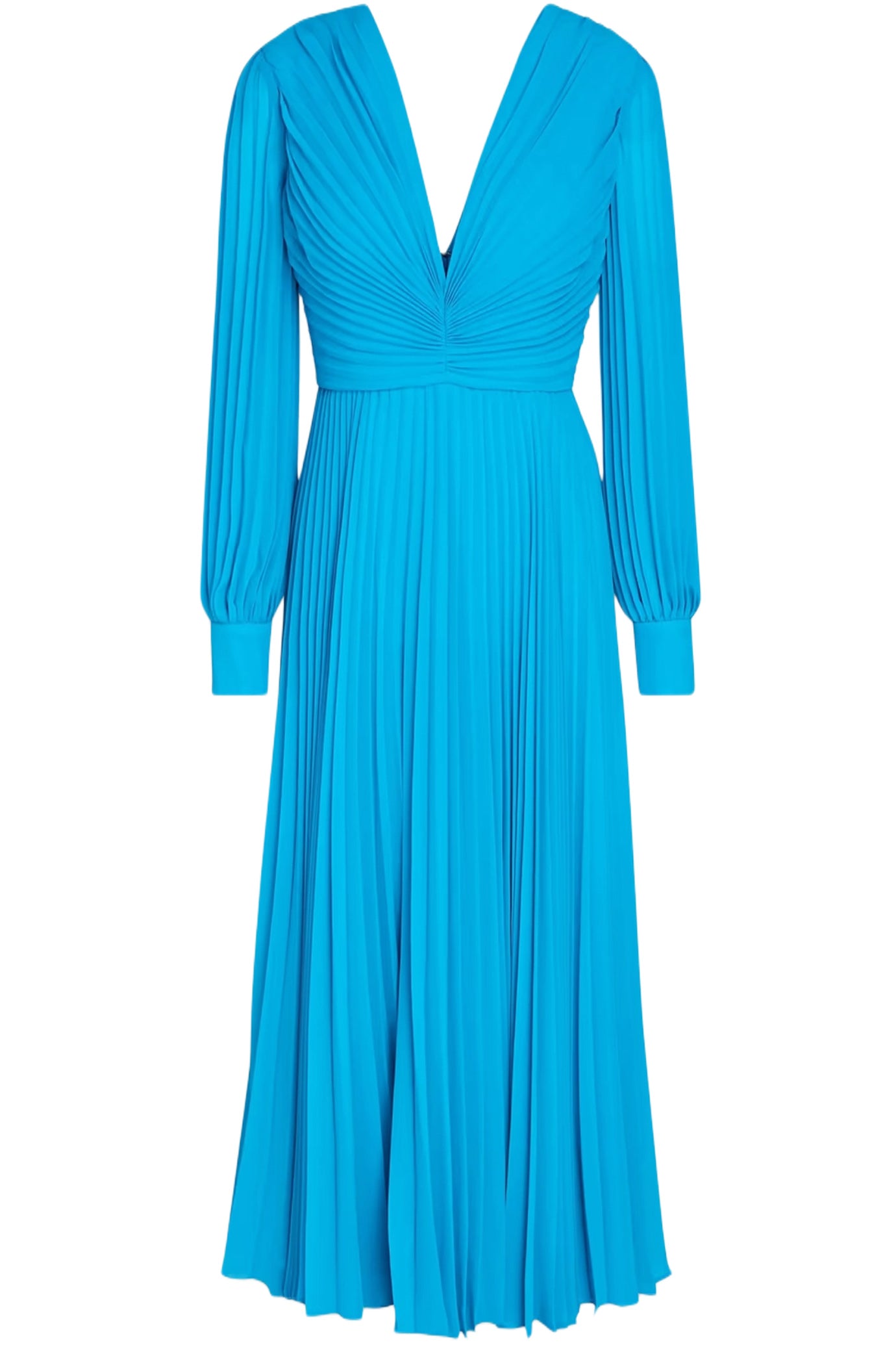 PLEATED MIDI DRESS