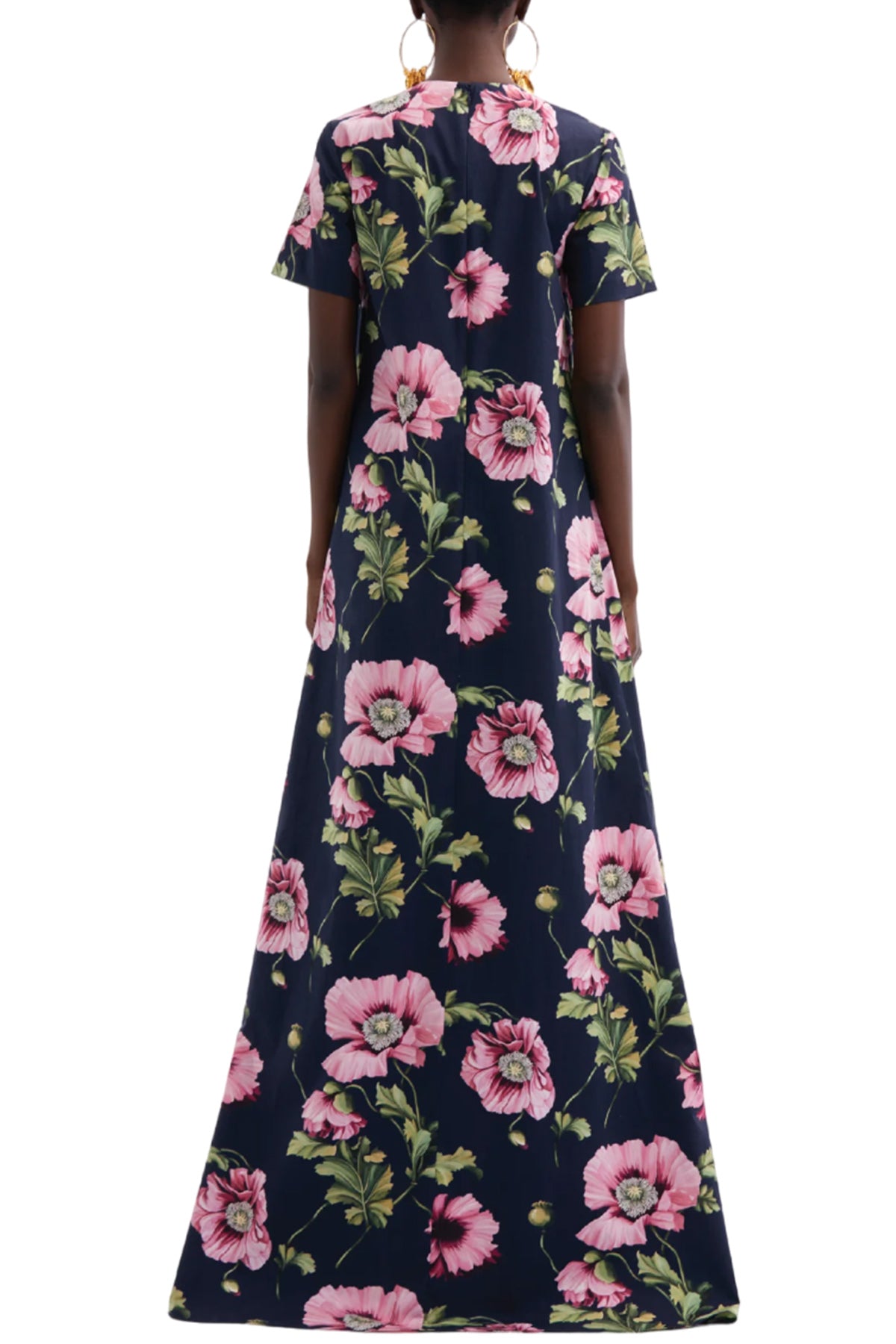 POPPY COTTON POPLIN CAFTAN