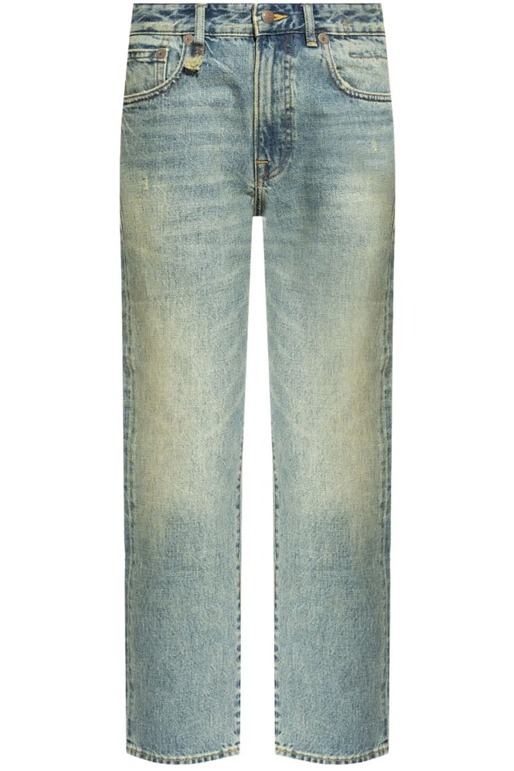 Logo-Appliqué Straight Jeans