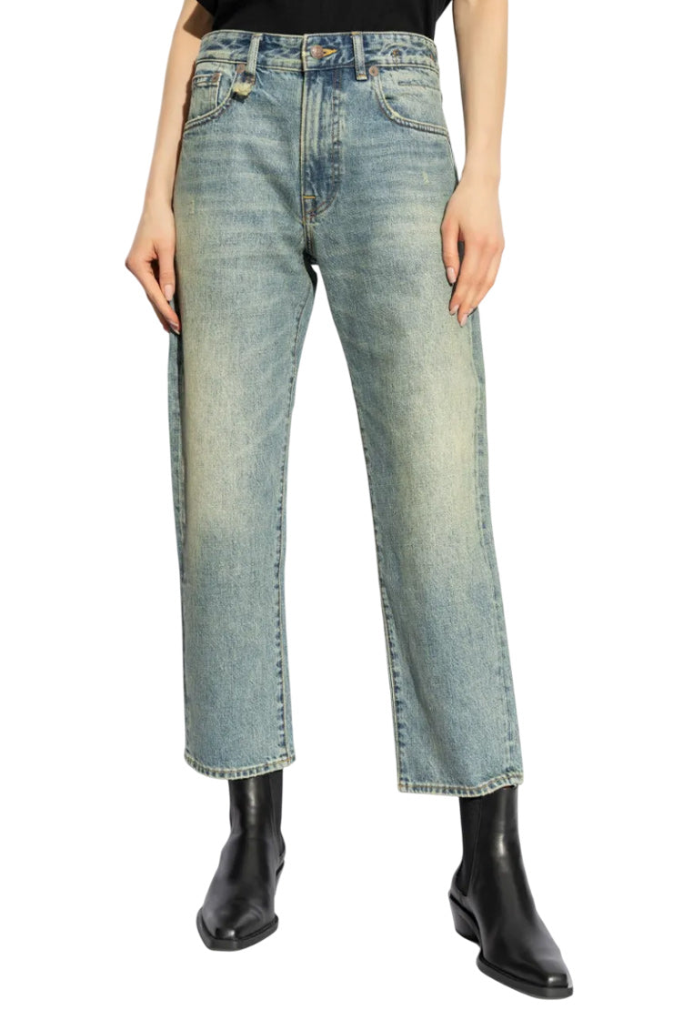 Logo-Appliqué Straight Jeans