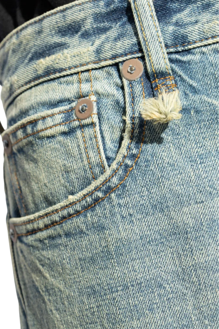 Logo-Appliqué Straight Jeans