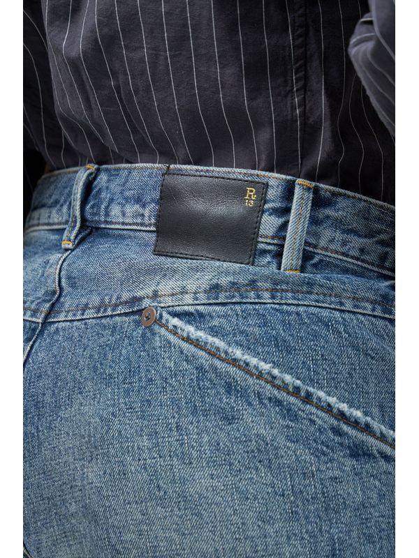 CROSSOVER CROP DENIM PANTS