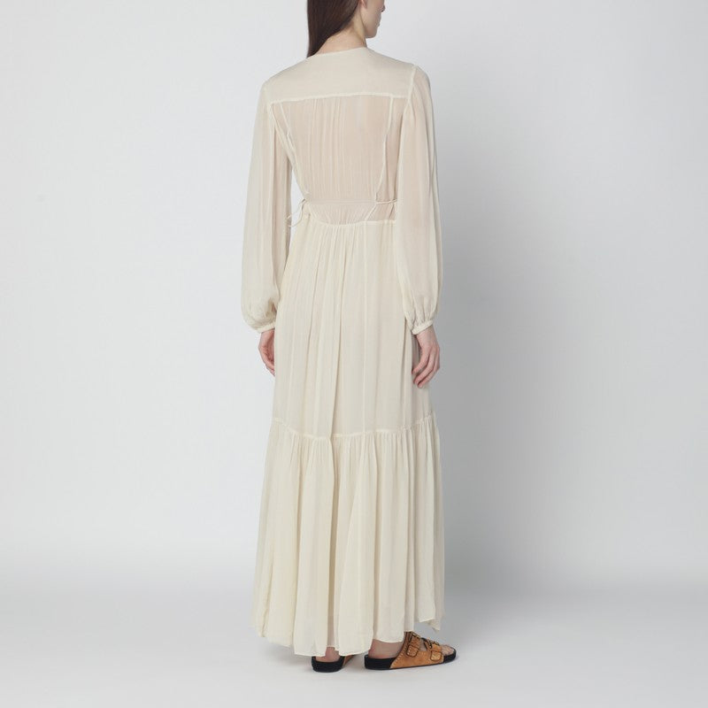 Briane long ecru dress