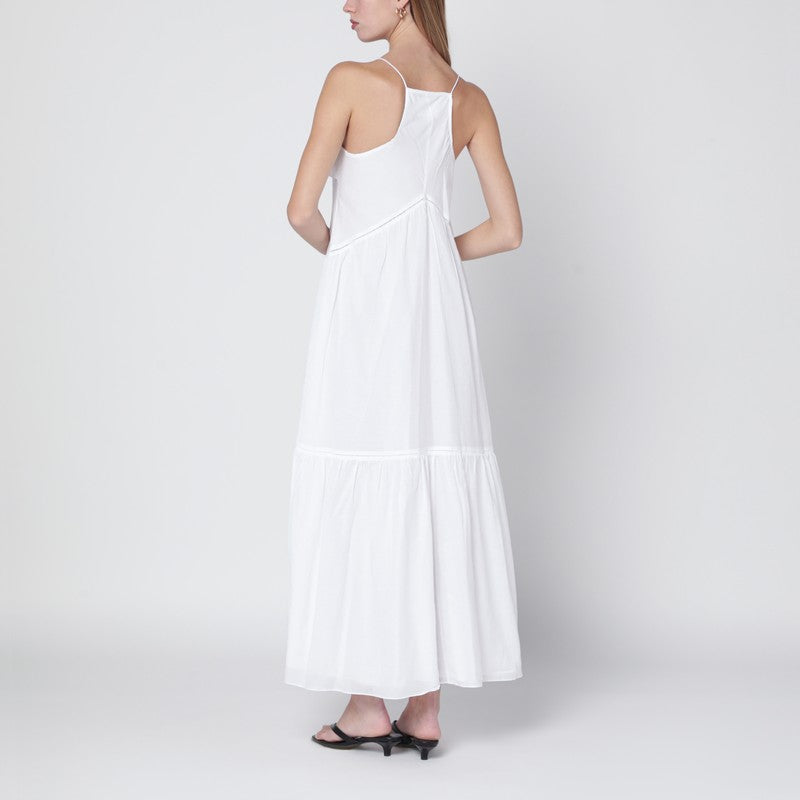 White Vasma cotton-voile dress