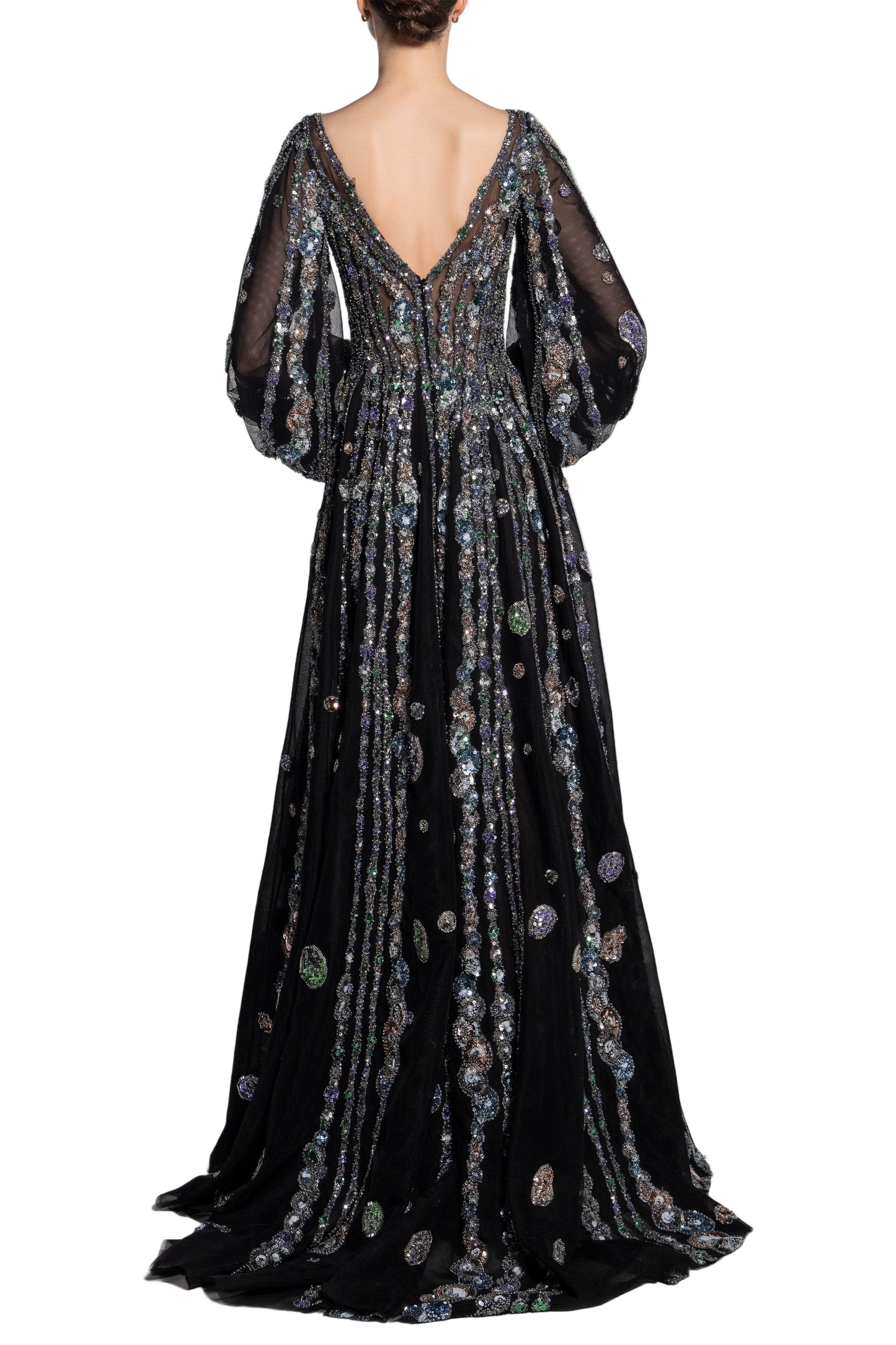 tulle-beaded-dress-with-bell-sleeves-rtwfw23-3