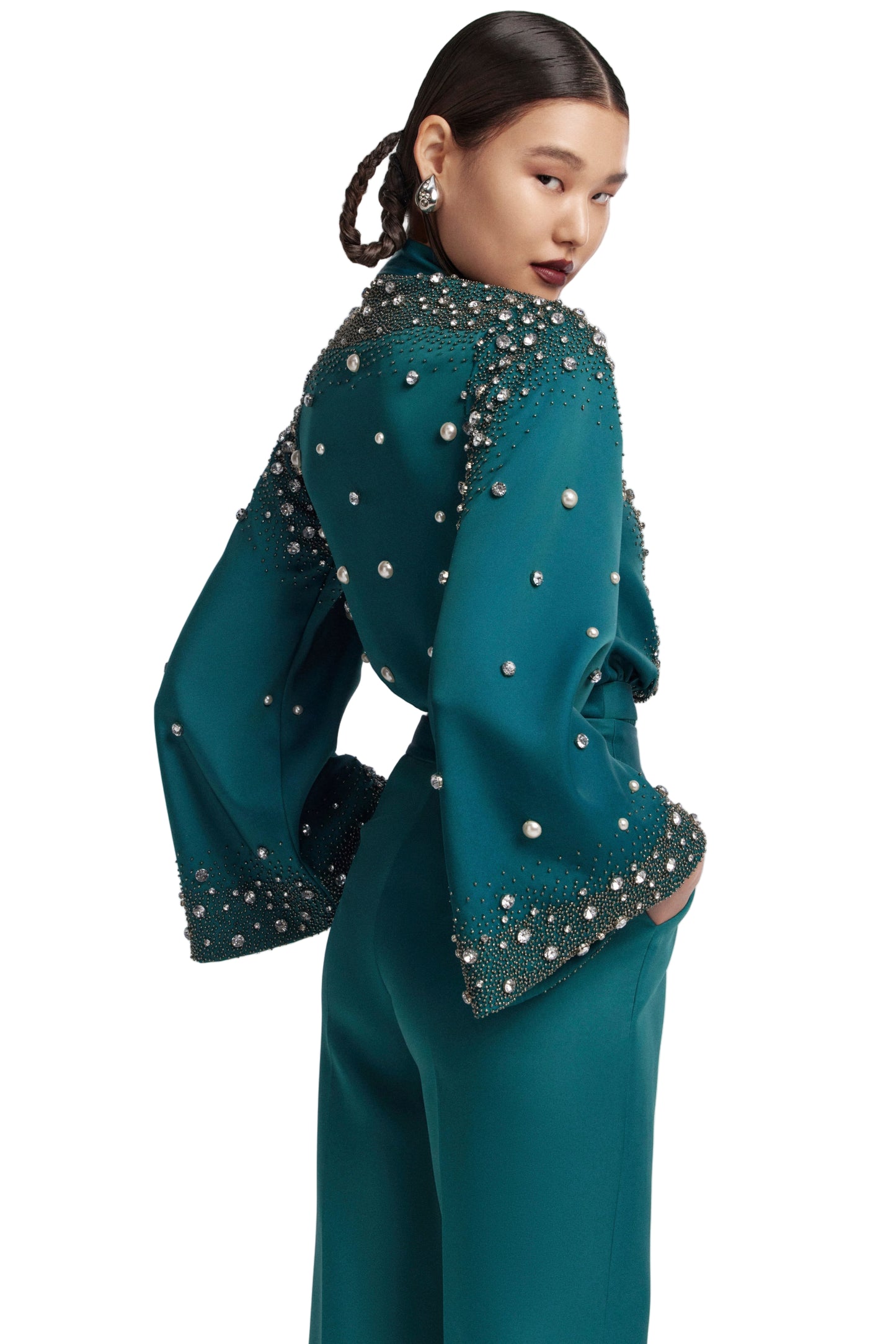 beaded bodysuitrtwfw24-tp-17green34