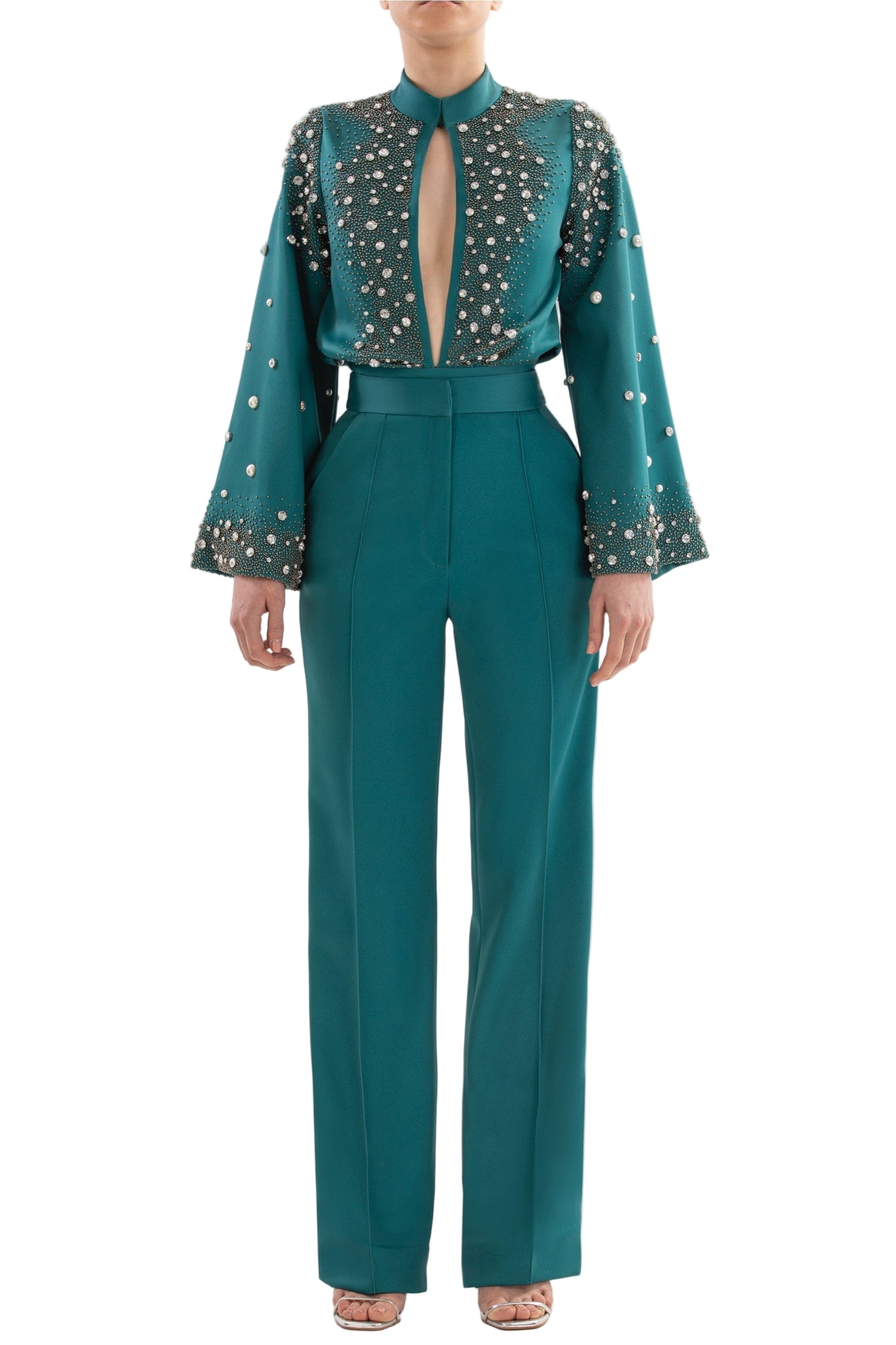 beaded bodysuitrtwfw24-tp-17green36