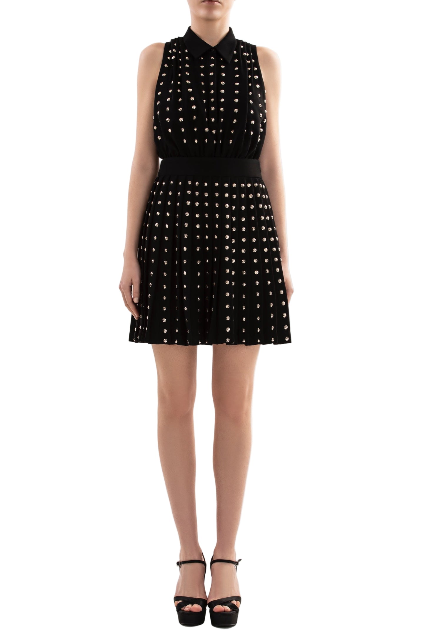 beaded tennis skirtrtwfw24-sk-35jetblack34